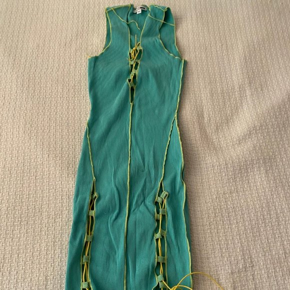 Dress Women Sexy v Neck Bodycon Mini Dresses Cut Out Short Club Party Dress - Picture 2 of 6